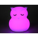  Silikonska LED noćna lampa sova s daljinskim upravljačem, 9 boja | shoptok.hr