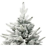 vidaXL Umjetno božićno drvce s rasvjetom i setom kuglica Zelena 210 cm | shoptok.hr