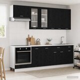  Kuhinjska jedinica LYON 8 pcs Crni hrast Konstruirano drvo | Eponuda.com