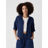 GAP Linen Crop Shirt - Women | ePonuda.com