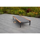 Gardenson Vrtni Ležalnik Paxos, Siva | Shoptok.si