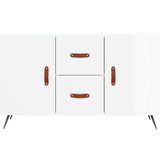  Komoda sjajna bijela 100x36x60 cm od konstruiranog drva | shoptok.hr