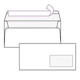  Kuverta American, 230 x 110 mm, s desnim prozorom, 500 komada, 90 g | shoptok.hr