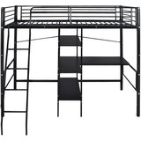  Krevet s madracem Crna 200 x 90 cm Metal | shoptok.hr