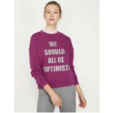 Koton Sweatshirt - Pink - Regular fit