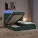  Krevet od pjene s madracem i LED-om Tamnozelena 160 x 200 cm | shoptok.hr