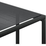  11-dijelni vrtni blagovaonski set crni od tekstilena | shoptok.hr