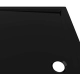 vidaXL Pravokotna ABS tuš kad črna 70x120 cm | Shoptok.si