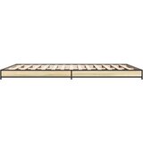  Okvir kreveta boja hrasta 120x200 cm konstruirano drvo i metal | shoptok.hr