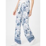 Trendyol Hlače mornarska / dimno modra / bela | Shoptok.si
