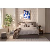 Bonami Selection Smeđe-sivi tapecirani bračni krevet s podnicom i prostorom za odlaganje 160x200 cm Thessa Bold – | shoptok.hr