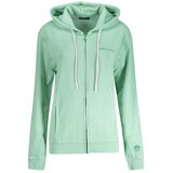 North Sails Ženska Zelena Majica s Kapuljačom na Patentni Zatvarač | shoptok.hr