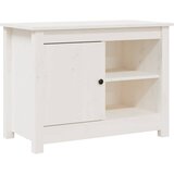 TV ormarić bijeli 70x36,5x52 cm od masivne borovine | Eponuda.com