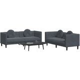  2-dijelni set sofa s jastucima tamnosivi baršunasti | shoptok.hr