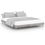 The Living Store Posteljni okvir siva sonoma 200x200 cm inženirski les - Posteljni Okvir, (21527498) | Shoptok.si