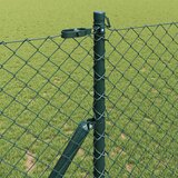  Stup za ogradu Zelena 25 x 1 m (mreža 40 x 40 mm) Čelik i PVC | shoptok.hr
