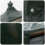  Stenska Poštna Škatla Zelena 40,5 x 16 x 45 cm Lit aluminij, (5000133028) | Shoptok.si