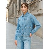 Sinsay Traper jakna s izvezenim cvjetovima Cijene