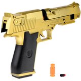 Zlatni Desert Eagle s prigu&amp;scaron;ivačem s mekim mecima Slike
