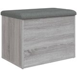  Klupa za cipele siva boja hrasta 62x42x45 cm konstruirano drvo | Eponuda.com