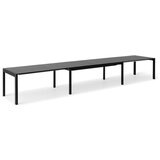 Hammel Furniture Raztegljiva jedilna miza s črno mizno ploščo 96x220 cm Join by Hammel – Cene