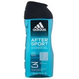 Adidas After Sport Shower Gel 3-In-1 gel za tuširanje 250 ml za muškarce | shoptok.hr