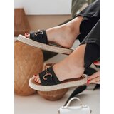 DStreet Klapki damskie MISSWAVE czarne | shoptok.hr
