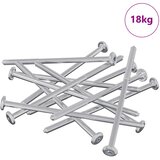  Vijak 800 pcs Srebrno M6 x 120 mm Čelik | shoptok.hr
