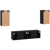vidaXL Komplet TV omaric 4 pcs Črni hrast Srednja 60 x 30 x 30 cm | Shoptok.si