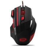 Esperanza Miš GAMING WOLF 7D MX201, Red, 2400dpi, double-click, ergonomic, EGM201R | Eponuda.ba