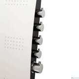 EYN Luksuzni termostatski tuš panel SP1058 v beli ali črno barvi — Črna | Shoptok.si