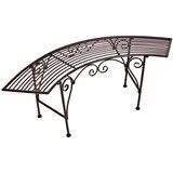 Garden Pleasure Crna i tamnosmeđa metalna vrtna klupa Fuego - | shoptok.hr