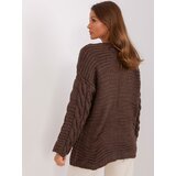 BADU Sweater-BA-SW-8047.92P-dark brown | Shoptok.si