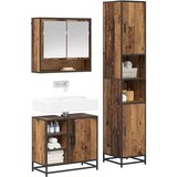  Set namještaja za kupaonicu 3 pcs Staro drvo Konstruirano drvo | shoptok.hr