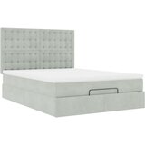  Otomanski krevet s madracima i LED 140x190 cm baršunasti | shoptok.hr