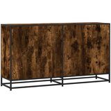 vidaXL Komoda dimljeni hrast 134x35x76 cm konstruirano drvo | shoptok.hr