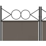  Sobna pregrada s 6 panela antracit 240x220 cm od tkanine | shoptok.hr