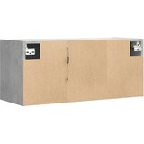 vidaXL Zidni TV ormarić s LED svjetlima siva boja betona 80x31x35 cm | shoptok.hr