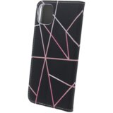 Onasi mistik preklopna torbica Xiaomi Redmi 10C - črna z roza črtami | Shoptok.si