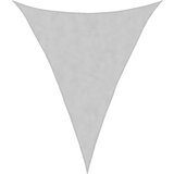 vidaXL Senčno jadro svetlo sivo 4x5x5 m 100 % poliester oxford | Shoptok.si
