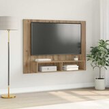  Set TV komoda Zidne Umjetnički hrast 120 x 23,5 x 90 cm | shoptok.hr