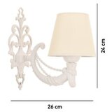 Opviq Zidna lampa Gloria, 15x10x13cm, IP20, Krem-bijela | Eponuda.ba