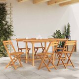 Vrtni stol na razvlačenje 110-160x80x75 cm od masivne tikovine Cijene