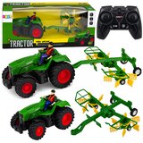  Remote Controlled Farm Tractor with Hay Rake RC Lights 1:24 | Shoptok.si