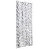 vidaXL Zastor protiv insekata svjetlosivi/tamnosivi 90 x 220 cm šenil | shoptok.hr