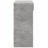  Komoda siva boja betona 80 x 42,5 x 93 cm od konstruiranog drva | Eponuda.com