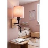 Brilagi LED Flex. lampa BOBO WOOD 1xE27/25W/230V + LED/3W hrast/crna/ružičasta | Eponuda.com
