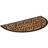 Furnova Predpražnik polkrožen 45x75 cm guma in kokosova vlakna, (21911909) | Shoptok.si