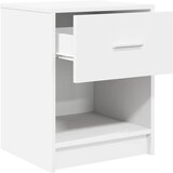  Noćni ormarić s ladicom bijeli 40x34x50 cm | Eponuda.com