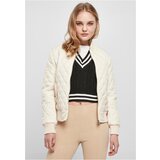UC Ladies Ladies Diamond Quilt Nylon Jacket whitesand